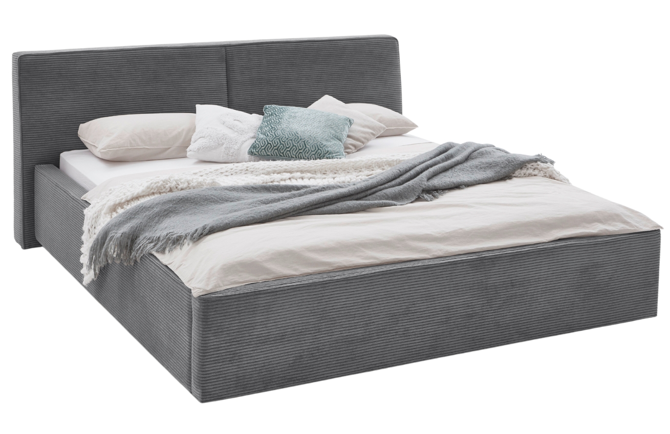 Meise Möbel Manšestrová postel Magnum 160 x 200 cm s úložným prostorem