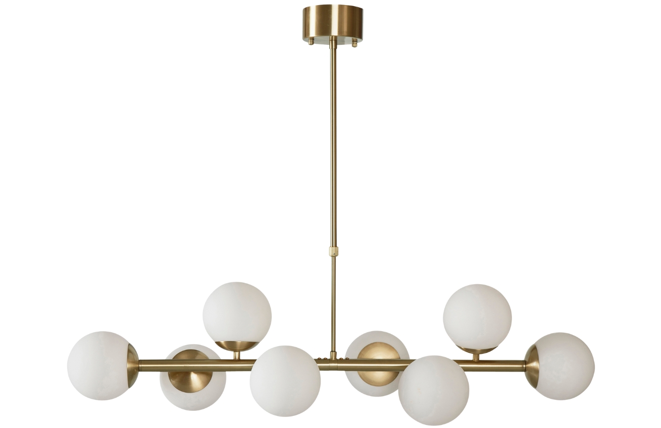 Jotex Skleněné závěsné světlo EKMAN 104 cm