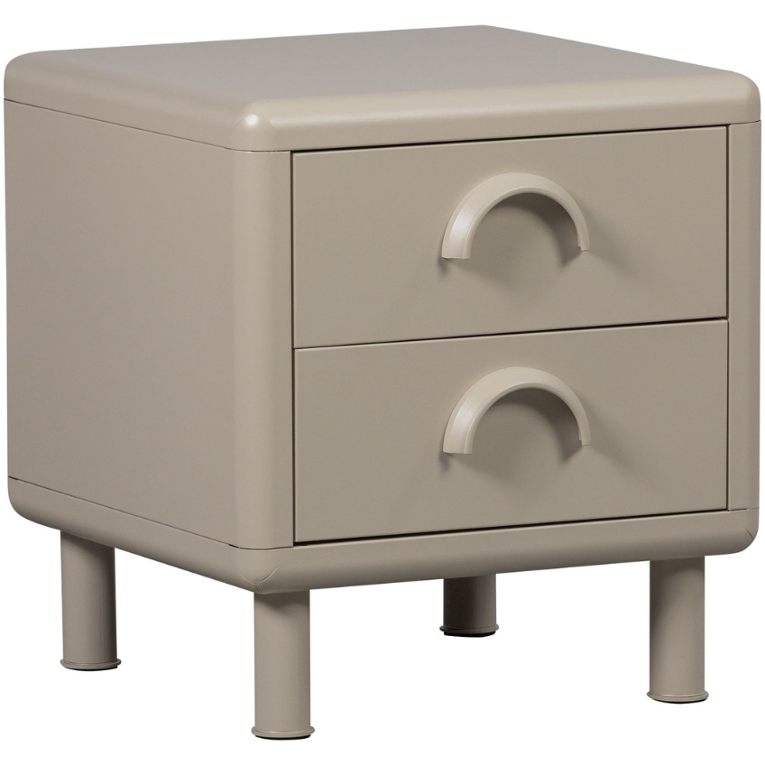 WOOOD Kovový noční stolek Rune 42 x 42 cm