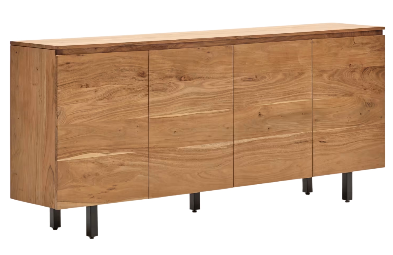 Kave Home Dřevěná komoda Uxue 200 x 40 cm