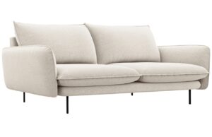 Cosmopolitan Design Světle béžová čalouněná trojmístná pohovka Vienna 200 cm