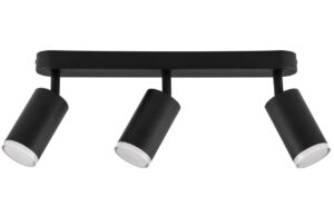 Nova Luce Černé kovové bodové světlo Mao 38 cm