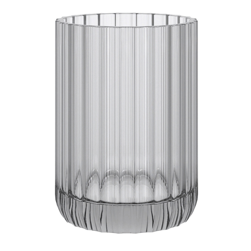 Cosmic Šedý skleněný stojan na zubní kartáčky Lido