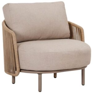 Micadoni Světle hnědé zahradní křeslo Salada