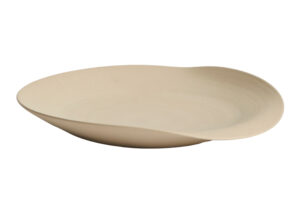 Kave Home Béžová keramická dekorativní mísa Ebenor Ø 30 cm