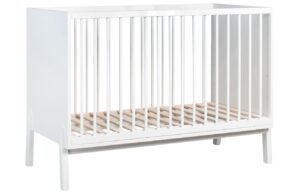 Krémově bílá dětská postýlka Quax Ashi 60 x 120 cm