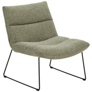 Zelené čalouněné křeslo Kave Home Asen