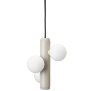 FEST Amsterdam Béžové kovové závěsné světlo Kaktee