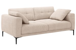 Micadoni Pískově hnědá čalouněná trojmístná pohovka Bemy 200 cm