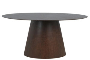 Nordic Living Ořechový jídelní stůl Bolton 160 x 90 cm