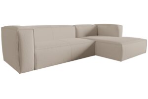 Cosmopolitan Design Béžová rohová pohovka Mackay 282 cm